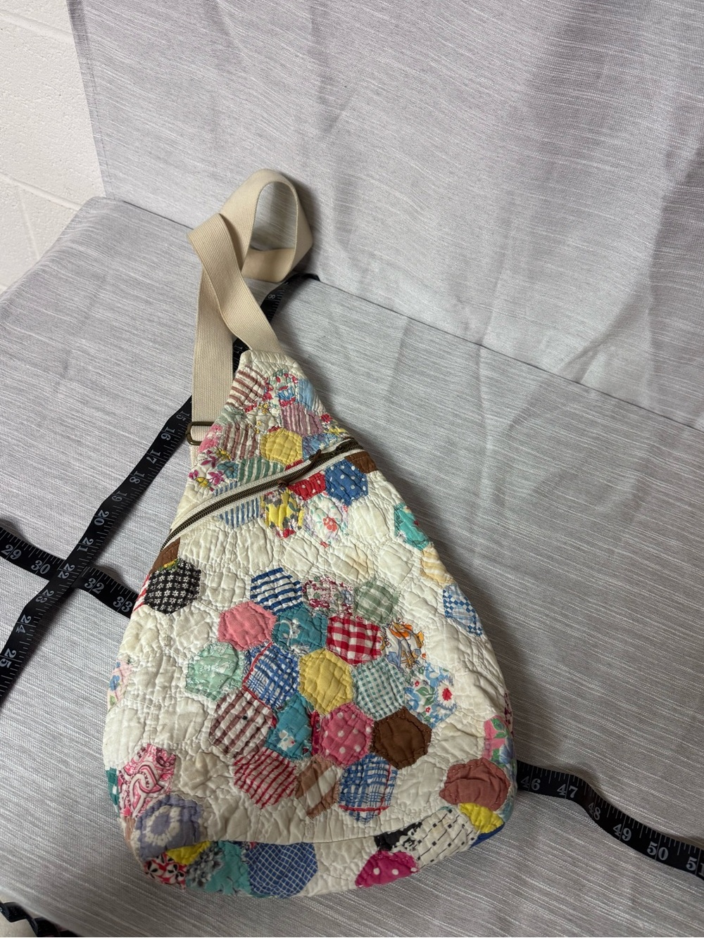 Vintage Patchwork Quilt Crossbody
